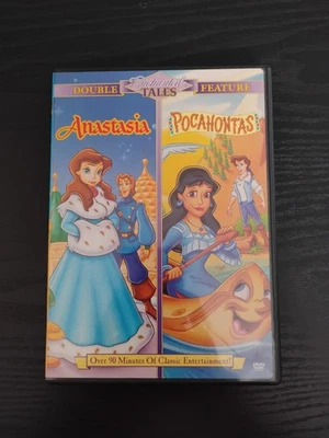 Enchanted Tails Double Feature Anastasia Pocahontas Classic 1995 - Image 1 of 3