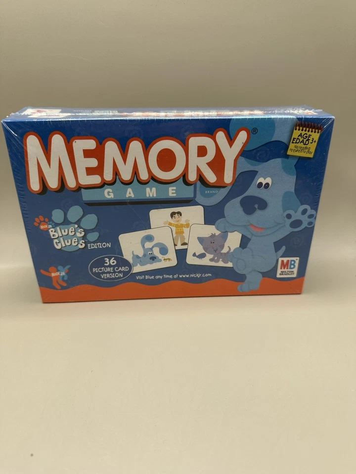 New In Plastic Blues Clues Memory Game Ages 3+ Milton Bradley 2005 - Image 1 of 4