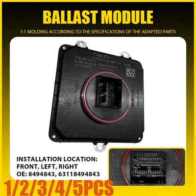 Módulo de control de faros LED completo lastre 1-5x para BMW 230i 320i 330i i3 8494844 Foto 1 de 4