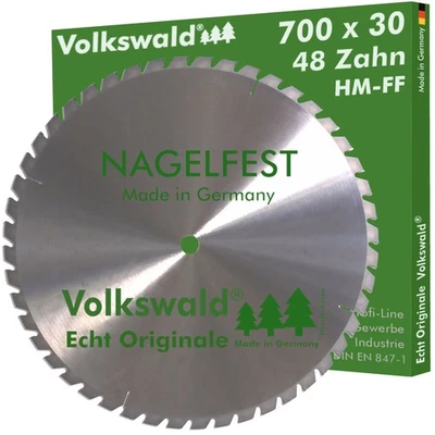 Volkswald ® HM-Sägeblatt FF  nagelfest  700 x 30 mm Z= 48 Bauholz-Kreissägeblatt - Bild 1 von 4
