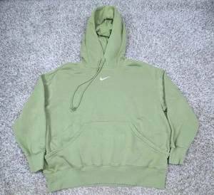 Nike Phoenix Fleece pullover oversize felpa con cappuccio donna media centrale swoosh - Foto 1 di 6
