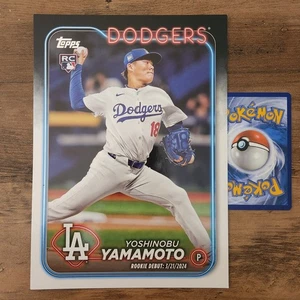 Jumbo 2024 Yoshinobu Yamamoto RC US149 NM Topps Update Series Box Exclusive Card - Picture 1 of 7