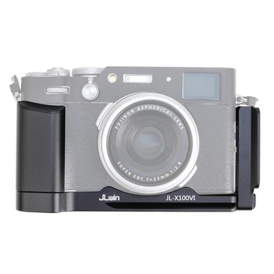 Black Detachable Aluminum QR Vertical L Bracket Plate for Fujifilm X100VI Camera - image 1 of 4