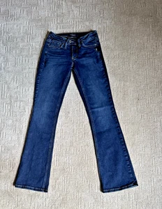 SILVER JEANS Co. Tuesday Bottes slim skinny super stretch foncé taille basse 24 x 31 - Photo 1/11