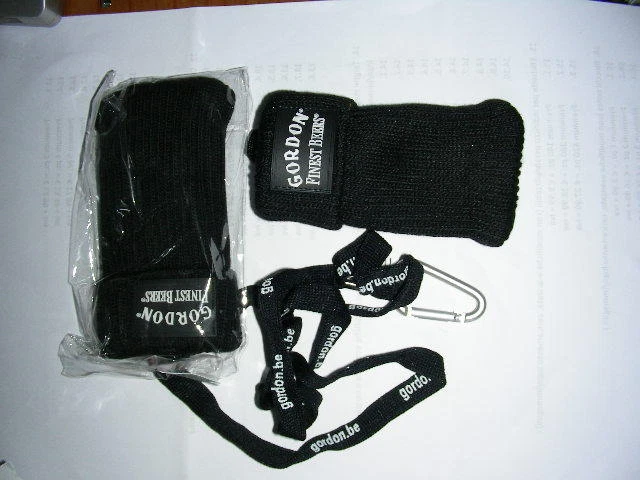 Portacellulare cotone GORDON birra nero