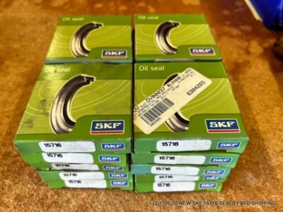 LOT OF 20 NEW SKF 15716 SEALS FREE SHIPPING! - Image 1 of 4