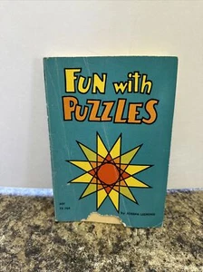 Fun with Puzzles by Joseph Leeming Scholastic Paperback Book Vintage 1971 - Picture 1 of 8