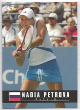 2005 Ace Authentic Debut Edition - Nadia Petrova Tennis Card #19