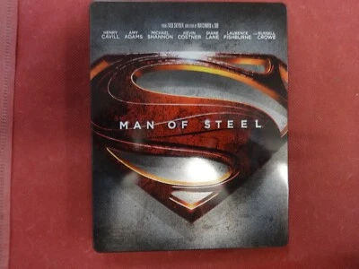 Man Of Steel Superman Limited Edition Steelbook Blu-Ray + DVD - Image 1 of 3
