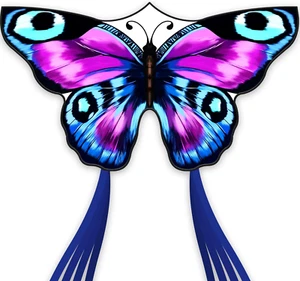 Colorful Butterfly Kite,Easy to Fly Large Outdoor Kite for Kids & Adults, Beach  - Picture 1 of 12