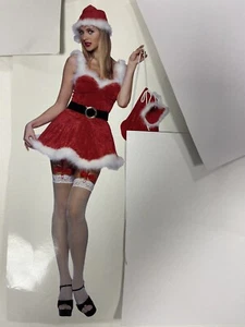 Sexy "Miss L Toe" women's Christmas Santa Elf costume - Picture 1 of 4