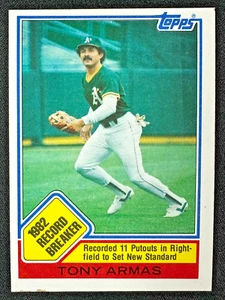 Tony Armas RB 1983 Topps #1 VG or Better - Picture 1 of 4