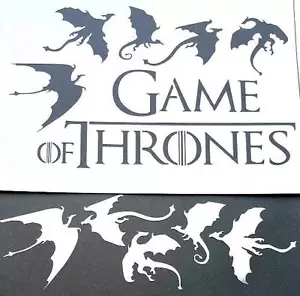 Game of Thrones Stencils Letters Signs Dragons Targaryen Text Airbrush Paint - Picture 1 of 5