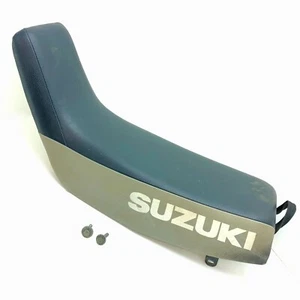 OEM SUZUKI DS 80 Seat - Foam Base Assembly Cushion  Black / Silver - Picture 1 of 8