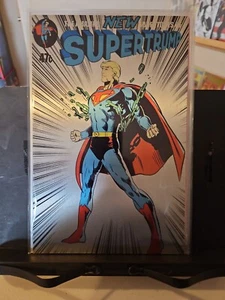 SELTEN SILBER Metall Donald Trump SUPERMAN 233 COLOR POP Hommage COMIC - Bild 1 von 1