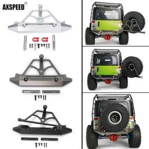 AXSPEED Metal Hintere Stoßstange Mit Reservereifenhalter Für 1/10 RC Axial SCX10 - Bild 1 von 16