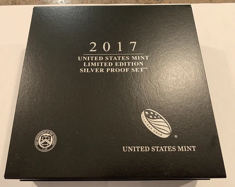 2017 Limited Edition Silver Proof Set (17RC) 1 oz Proof S Mint Silver Eagle OGP Cover
