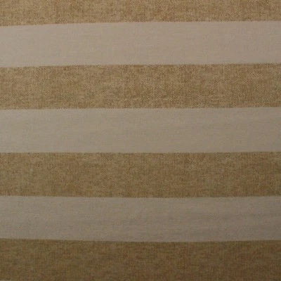 BALLARD DESIGNS MILESTONE FAWN SUNBRELLA STRIPED WOVEN FABRIC BY THE YARD 54"W - Image 1 of 4