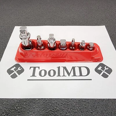 Snap-on Tools USA NEW 7pc Mix Drive Magnetic Adapter Extension Socket Lot Set - Image 1 of 4