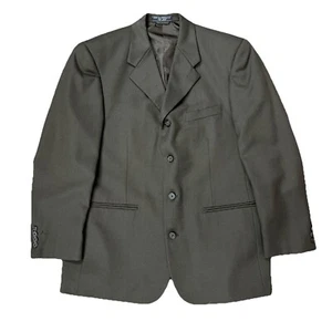 Hardy Amies Wool Suit Jacket 42 R Brown High Twist Super 80’s Fine Worsted - Picture 1 of 11