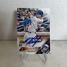 2016 Topps Series 1 Michael Conforto On Card Auto #232 Mets
