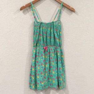 Love @ First Sight Girls Sz L 10/12 Dress Green Conched Tank Summer 100% Cotton - Picture 1 of 8