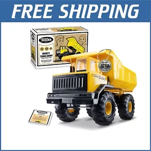 Authentic Retro Dump Truck Toy - 100% Steel Construction for Kids Ages 3+ - Picture 1 of 12
