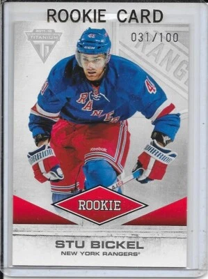 2011-12 Panini Titanium Stu Bickel Spectrum Rookie # 152 #d/100 - Image 1 of 2