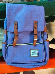 Reiserucksack Damen Herren Handgepäck, Wasserdicht mit Laptopfach Lila USB - Bild 1 von 5