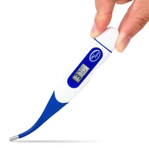 Digital LCD Thermometer Medical Baby Adult Body Safe Soft Electronic Thermometer - Picture 1 of 3