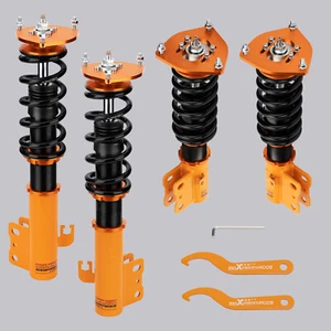 Réglable Combinés Filetés Spring for Subaru Forester 1998-2002 Coilovers Sho - Picture 1 of 11