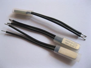 30 pcs KSD9700 Bimetal Temperature Switch Thermostat 60℃ NC Normal Close 60C New - Picture 1 of 3