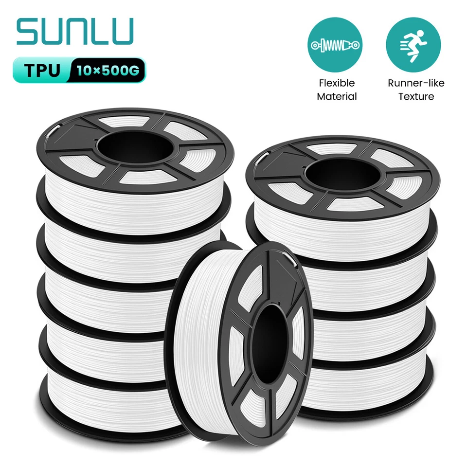 10KG/20KG SUNLU ASA PETG PLA PLA+2.0 PLA-Mate PLA-Meta SEDA ABS EABS Filamento Foto 1 de 4