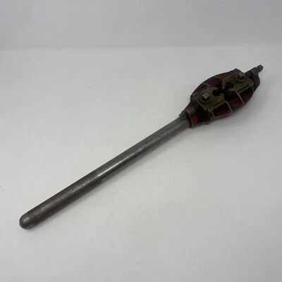 Vintage Pipe Threader with 1/2" Die Set and Guide - Greenfield Mass. USA - Image 1 of 4