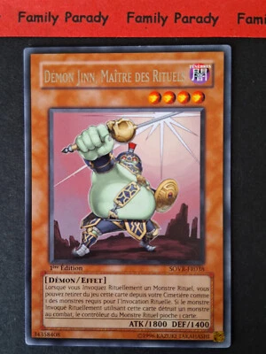 Demon Jinn Maitre Des Rituals SOVR-FR038 Karte Yugioh! Selten 1ère Ed. French - Bild 1 von 2