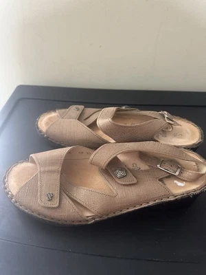Sandalias Flinn Comfort Alemania Taupe para mujer talla 5,5 Foto 1 de 4