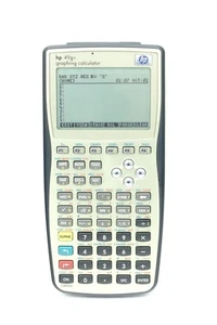 HP 49g+ Calcolatrice Grafica Scientifica Portatile Oro/Nero Funzionante - Foto 1 di 9