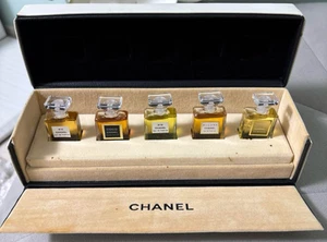 CHANEL Fragrance Wardrobe Mini Perfume 5-Piece Set No.5 No.19 New - Picture 1 of 5