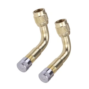 2pcs Stem motorcycle tires /set Air 90 Degree Stem with - Picture 1 of 11