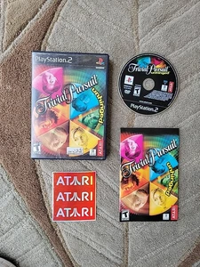 Trivial Pursuit (Sony PlayStation 2, 2004) PS2 Complete CIB Manual Atari Sticker - Picture 1 of 7