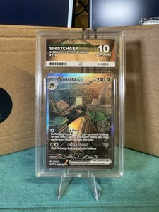 Pokemon Sinistcha EX Twilight Masquerade 210/167 Ace Grade 10 alle Subgrades 10 - Bild 1 von 2