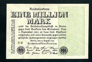 Deutschland (P102a) 1 Million Mark 1923 Stempelglanz - Bild 1 von 2