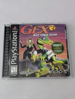Playstation GEX3: Deep Cover Gecko - Complete Disk w/Manual PS1  ***CLEAN*** - Image 1 of 4
