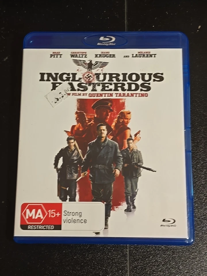 Inglorious Basterds Blu-Ray - Quentin Tarantino Brad Pitt - Region B - image 1 of 1