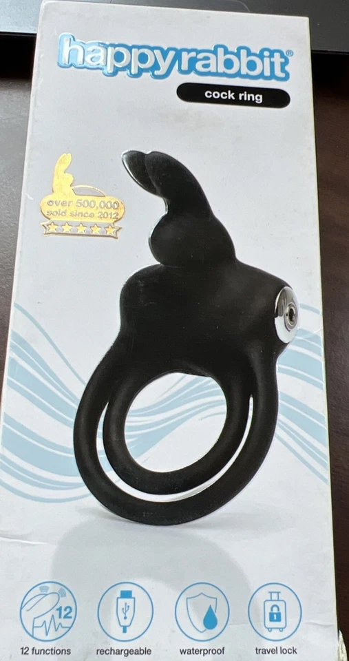 Anel Happy Rabbit Happy - Preto - Imagem 1 de 4