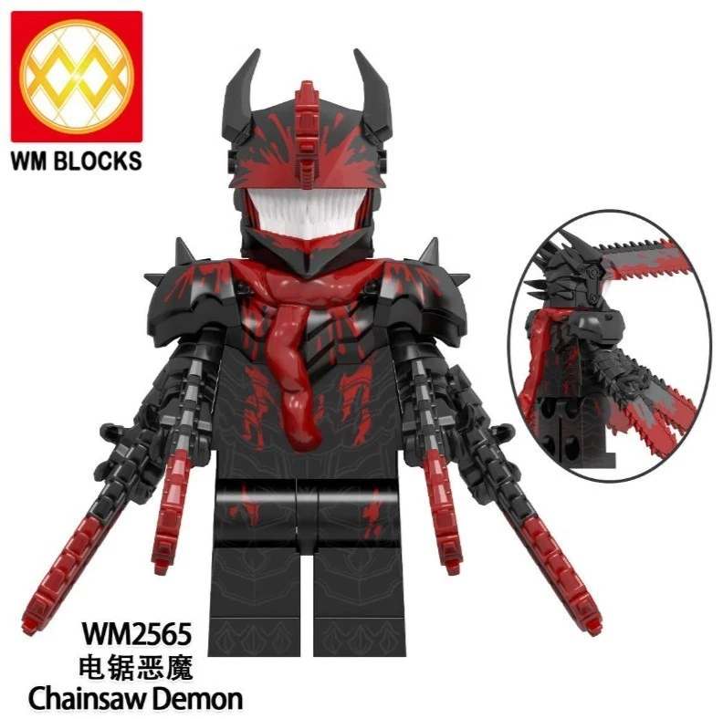 2 inch Custom Chainsaw Man, Chainsaw Demon Minifigure, New/Mint - Image 1 of 1