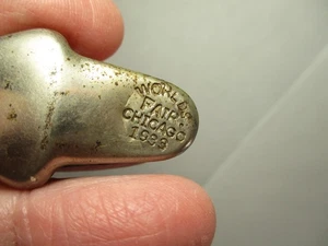 1933 CHICAGO WORLDS FAIR Clip KOEHLER Company - Picture 1 of 6