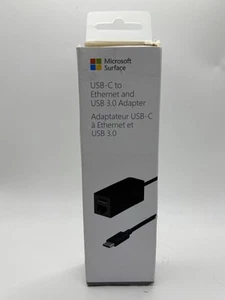 Adattatore Microsoft USB-C a Gigabit Ethernet e USB 3.0 - Foto 1 di 2