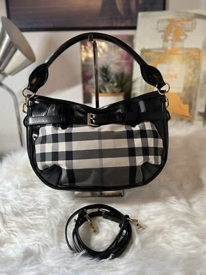 Authentic 3way Burberry black & white bag (handbag, shoulder or crossbody bag) - Image 1 of 4