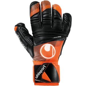 UHLSPORT SUPER RESIST+ HN GUANTI PORTIERE GARA GOALKEEPER GLOVES 101131601 Aranc - Foto 1 di 3